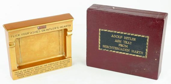 ADOLF HITLER ASHTRAY WITH MARBLE