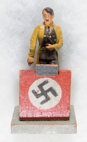 ADOLF HITLER ‘ELASTOLIN’ FIGURE WITH PODIUM