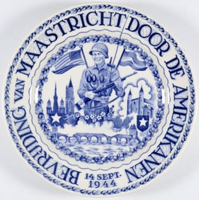 LIBERATION OF MAASTRICHT PLATE