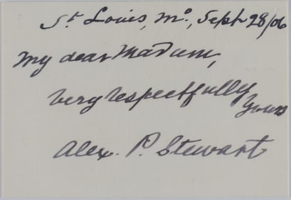 ALEXANDER P. STEWART