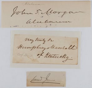 CONFEDERATE GENERAL’S SIGNATURES (3)