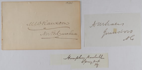 CONFEDERATE GENERALS (3)