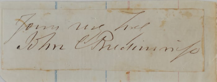 JOHN C. BRECKINRIDGE