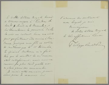 LOUIS PHILLIPE VII, COMTE DE PARIS