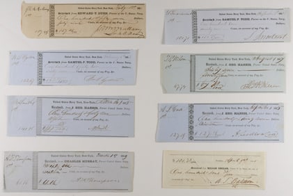 UNION ADMIRALS AND LEADERS CHECK GROUP (8)