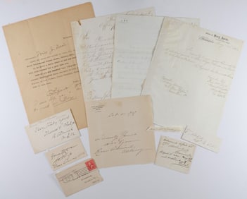 UNION ADMIRALS AND OTHER NAVAL LEADERS (10)