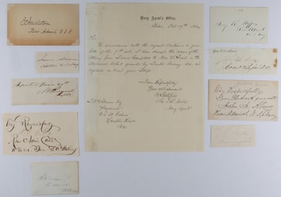 UNION ADMIRALS AND OTHER NAVAL LEADERS (10)