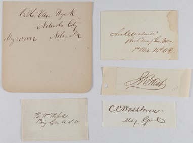 UNION BRIGADIER GENERALS (5)