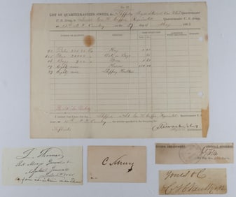 UNION BRIGADIER GENERALS (5)