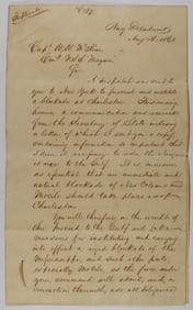 GIDEON WELLES SEEKS TO INTERCEPT ARMS HEADED FOR NEW ORLEANS