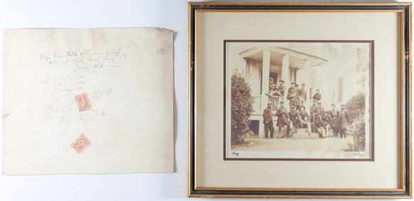 GEN. PHILIP H. SHERIDAN AND STAFF PHOTO BY BRADY, 1864