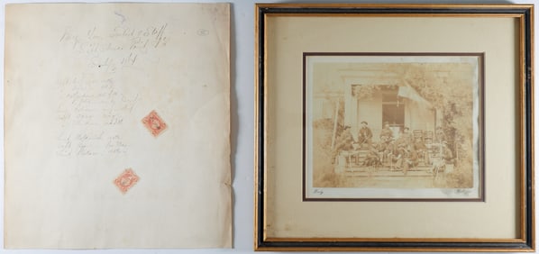 GEN. ALFRED T. TORBERT AND STAFF PHOTO BY BRADY, 1864