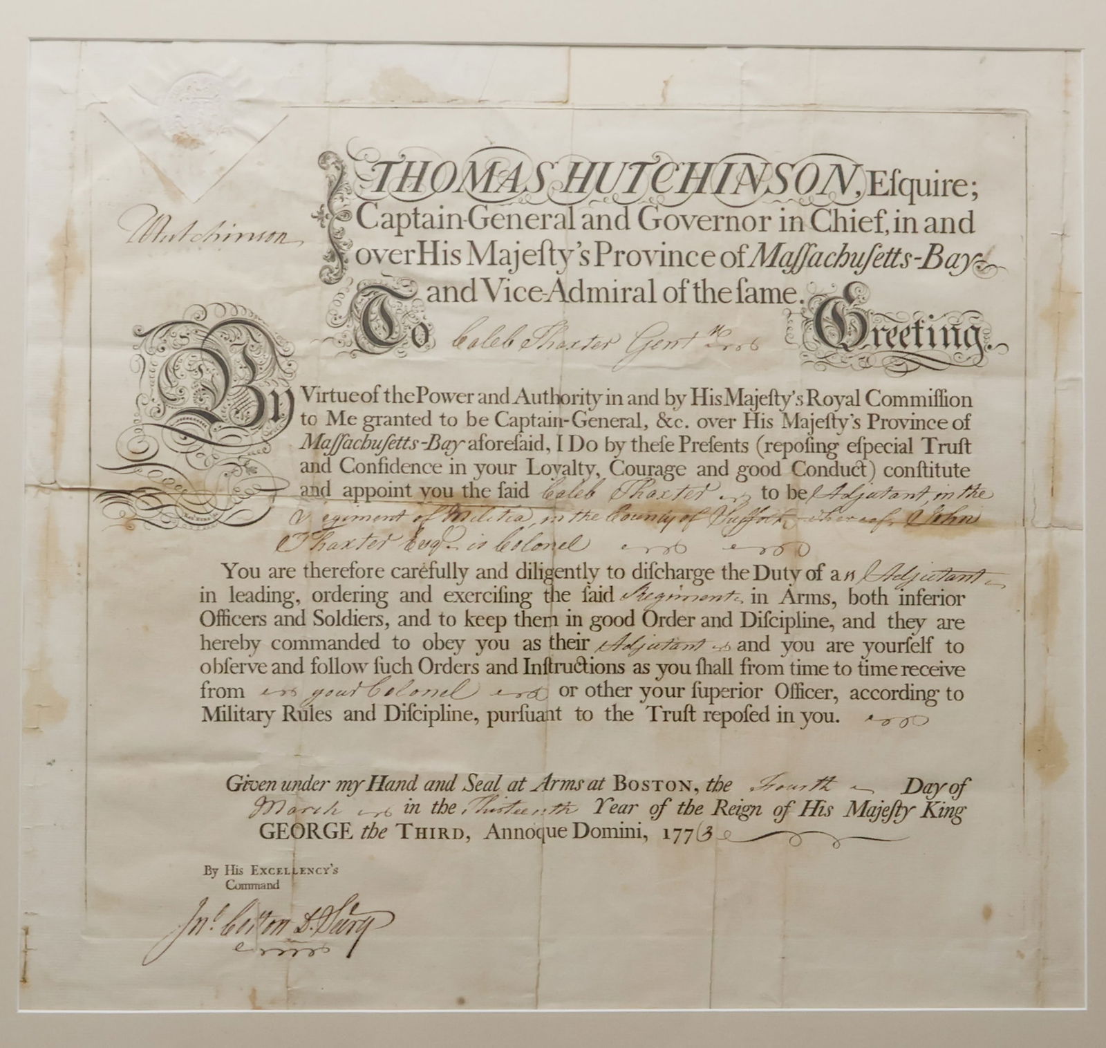 THOMAS HUTCHINSON (1 of 2)