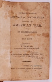 BRITISH SOLDIER'S ACCOUNT OF THE AMERICAN WAR OF INDEPENDENCE