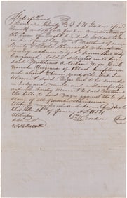 TEXAS SLAVE BILL OF SALE