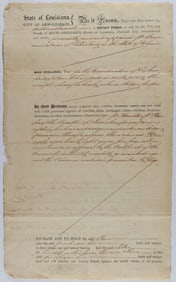 SLAVE SOLD 'DOWN THE RIVER' IN NEW ORLEANS TO A TEXAN