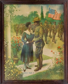 'COLORED MAN IS NO SLACKER' POSTER