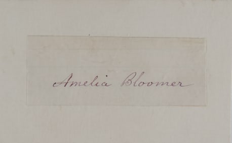 AMELIA BLOOMER