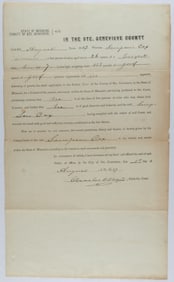 FREE 'PERSON OF COLOR' IS GIVEN A 'LICENSE' TO LIVE IN MISSOURI