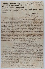 1834 MISSOURI SLAVE BILL OF SALE