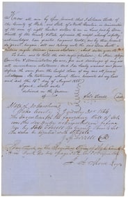 SLAVE BILL OF SALE