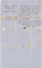 SLAVE BILL OF SALE
