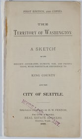 SEATTLE AND TERRITORY OF WASHINGTON HISTORIC IMPRINT