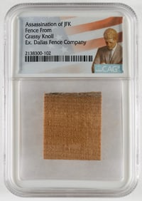 KENNEDY ASSASSINATION FENCE SECTION