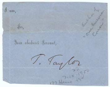 LINCOLN ASSASSINATION - TOM TAYLOR