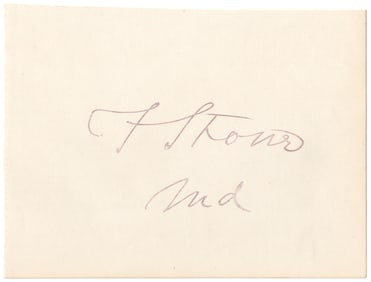 LINCOLN ASSASSINATION TRIAL - FREDERICK STONE