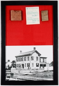 RELICS FROM THE HOME AND LAW OFFICE OF ABRAHAM LINCOLN