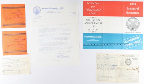 1969 NIXON INAUGURATION GROUPING