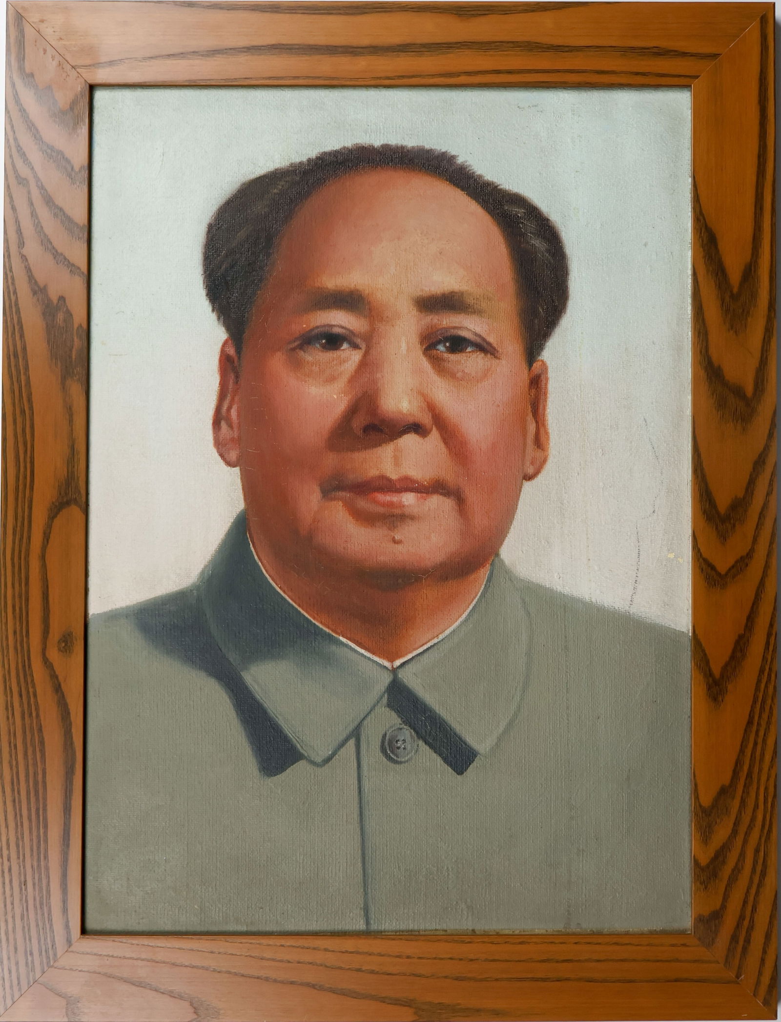MAO ZEDONG PORTRAIT IN OIL, CA. 1950 (1 of 4)