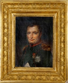 FIRST EMPIRE PORTRAIT OF NAPOLEON BONAPARTE