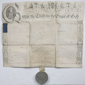 KING GEORGE III RECOVERY DEED WITH SEAL