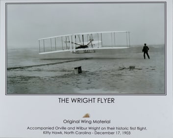 SMALL SECTION OF THE WRIGHT FLYER