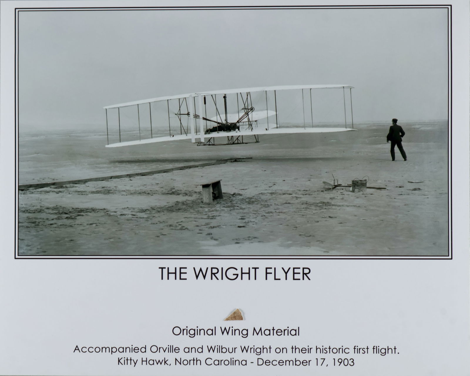 SMALL SECTION OF THE WRIGHT FLYER (1 of 2)