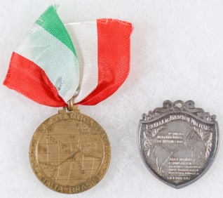COMMEMORATIVE FLIGHT MEDALS (2)