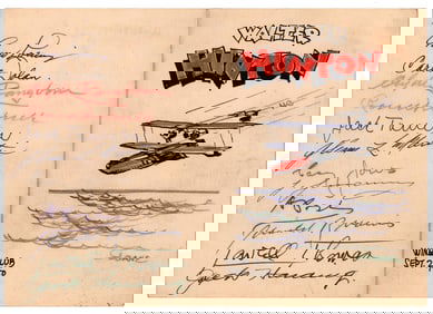 MULTI-AVIATOR SIGNED MENU
