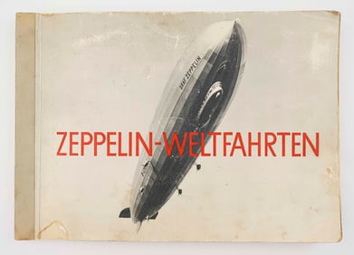 'ZEPPELIN WELTFAHRTEN' CIGARETTE CARD BOOK