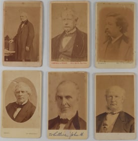 AMERICAN JOURNALISTS CARTES DE VISITE (6)