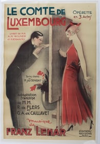 LE COMTE DE LUXEMBOURG POSTER