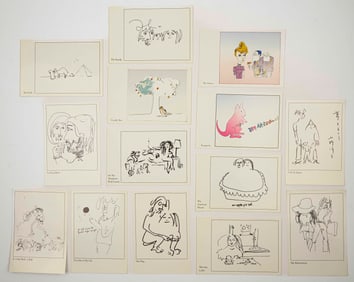 JOHN LENNON ARTWORK POSTCARDS (14)