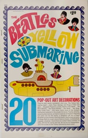 BEATLES POP-OUT ART DECORATIONS