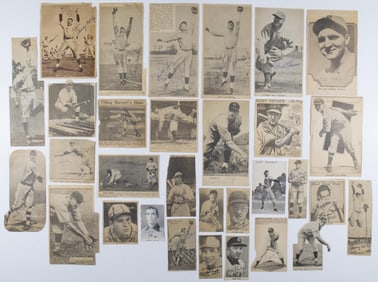 VINTAGE BASEBALL PLAYERS (50)