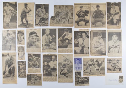 VINTAGE BASEBALL PLAYERS (50)