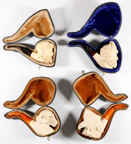 TURKISH HAND CARVED PIPES (4)