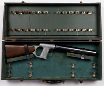 ANTIQUE POLICE TEAR GAS GUN WITH CASE