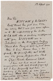 (JACK THE RIPPER) CHARLES WARREN