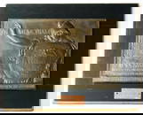 MASSIVE RELIC PLAQUE FROM THE U.S.S. MAINE